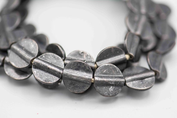 flat round disc beads