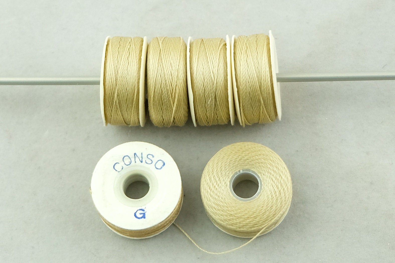 Conso Threaded Conso Beading Thread. One Spool Bead Stringing Thread. ST-8 - Etsy