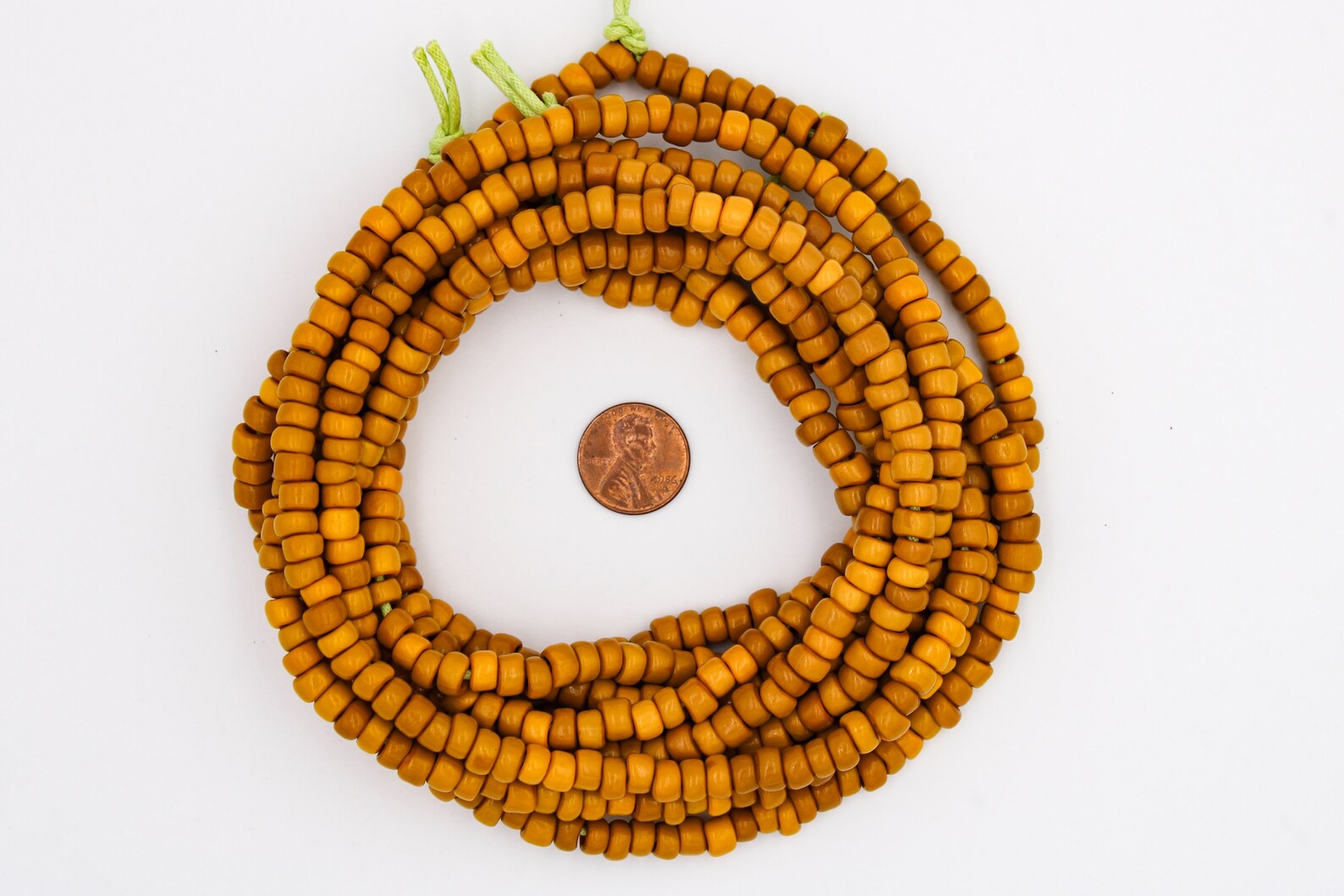 Mustard Yellow Seed Beads. Large Seed Beads. SB57 Etsy