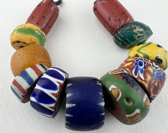 Venetian Trade Beads. antique African  Beads. TB-3689