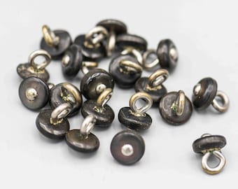 Antique Shell Shoe Buttons 20 Pieces SKU-ASSB-1