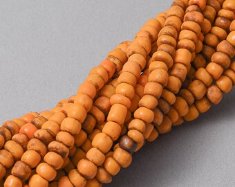 Details about African Orange Glass Beads 71909 Details about African Orange Glass Beads 71909