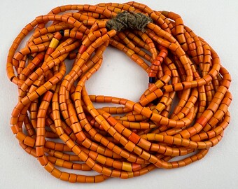 Naga Konyak Vintage Nagaland Multistrand Bead Necklace. TB-3595