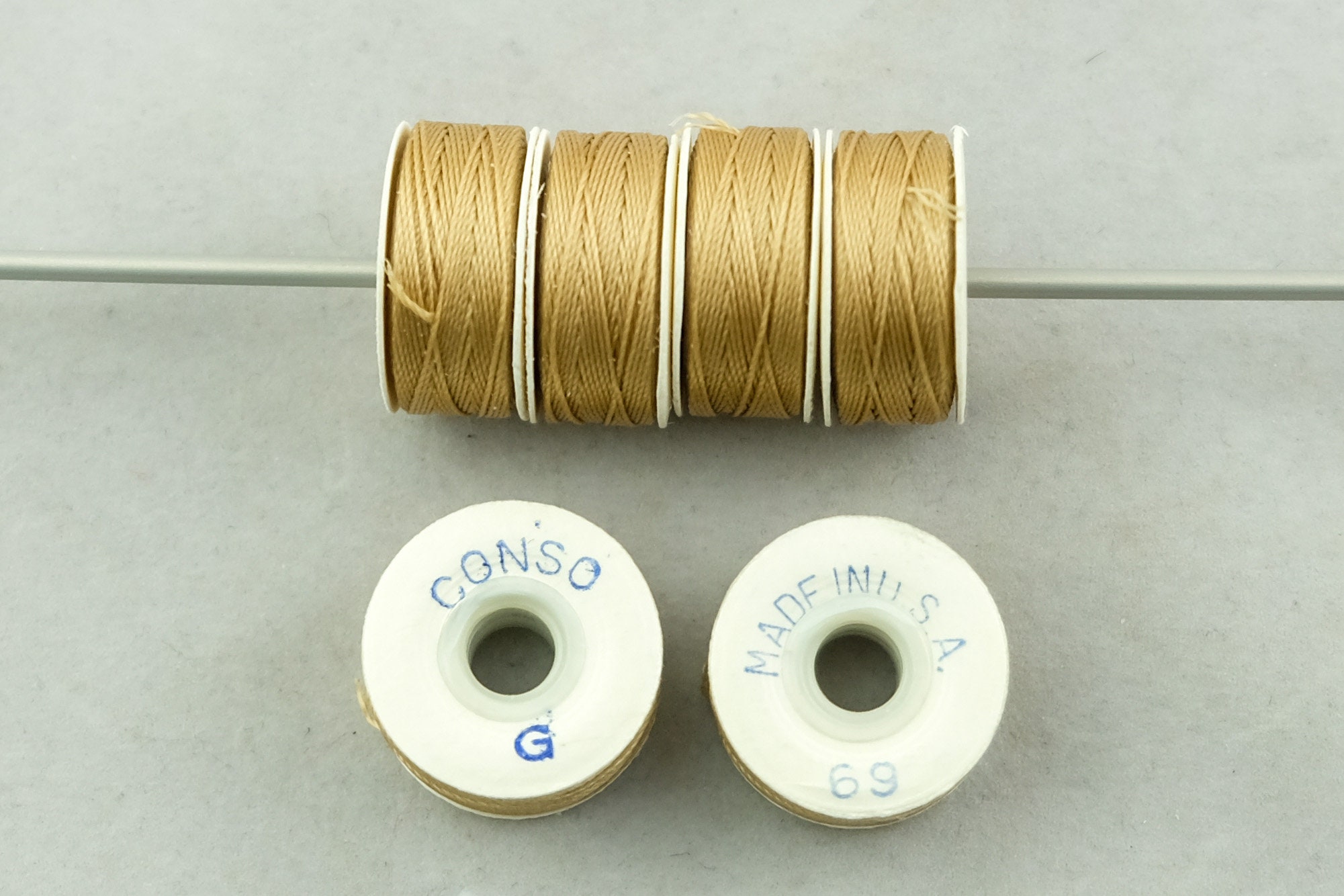 Conso Threaded Conso Beading Thread. One Spool Bead Stringing Thread. ST-8 - Etsy