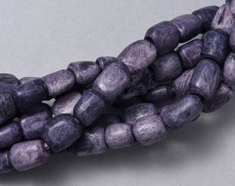 African Bone Beads.  Rustic Kenya Gray Bone Beads.African Trade Beads. AB-54