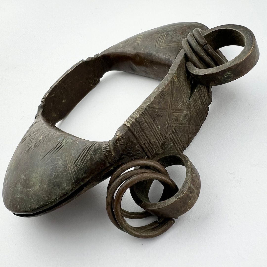 Antique African Bronze Yoruba Dance Rattle Bangle Currency. TB-3594 - Etsy