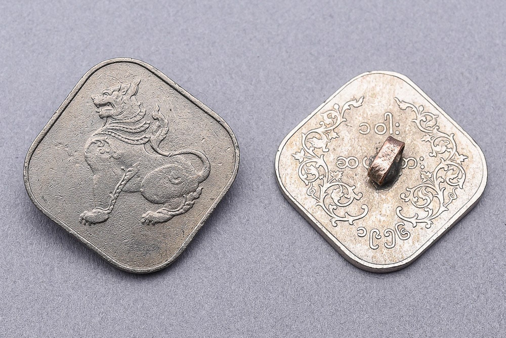 Myanmar Old Coins - Etsy