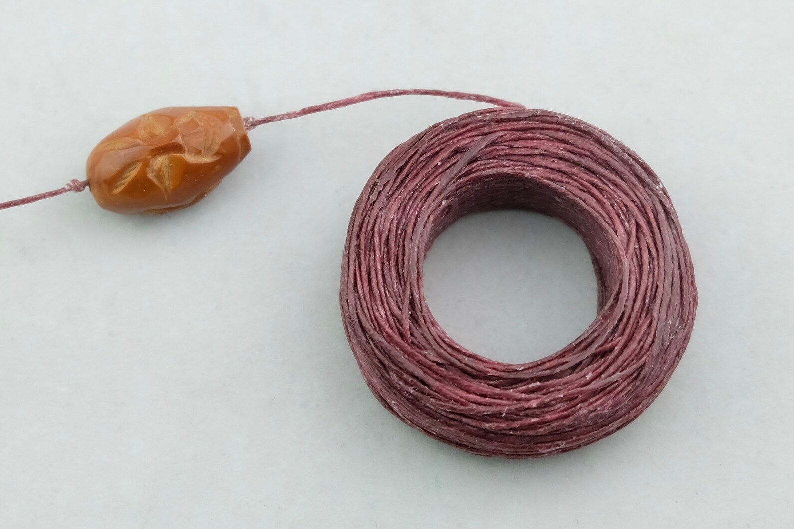 25 Yds Linen Cord. 5 Ply Natural French Linen Thread. Cord1 Etsy UK