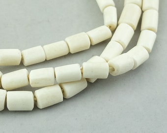 50 Rustic Kenya Bone Beads. African Bone Trade Beads. AB-37