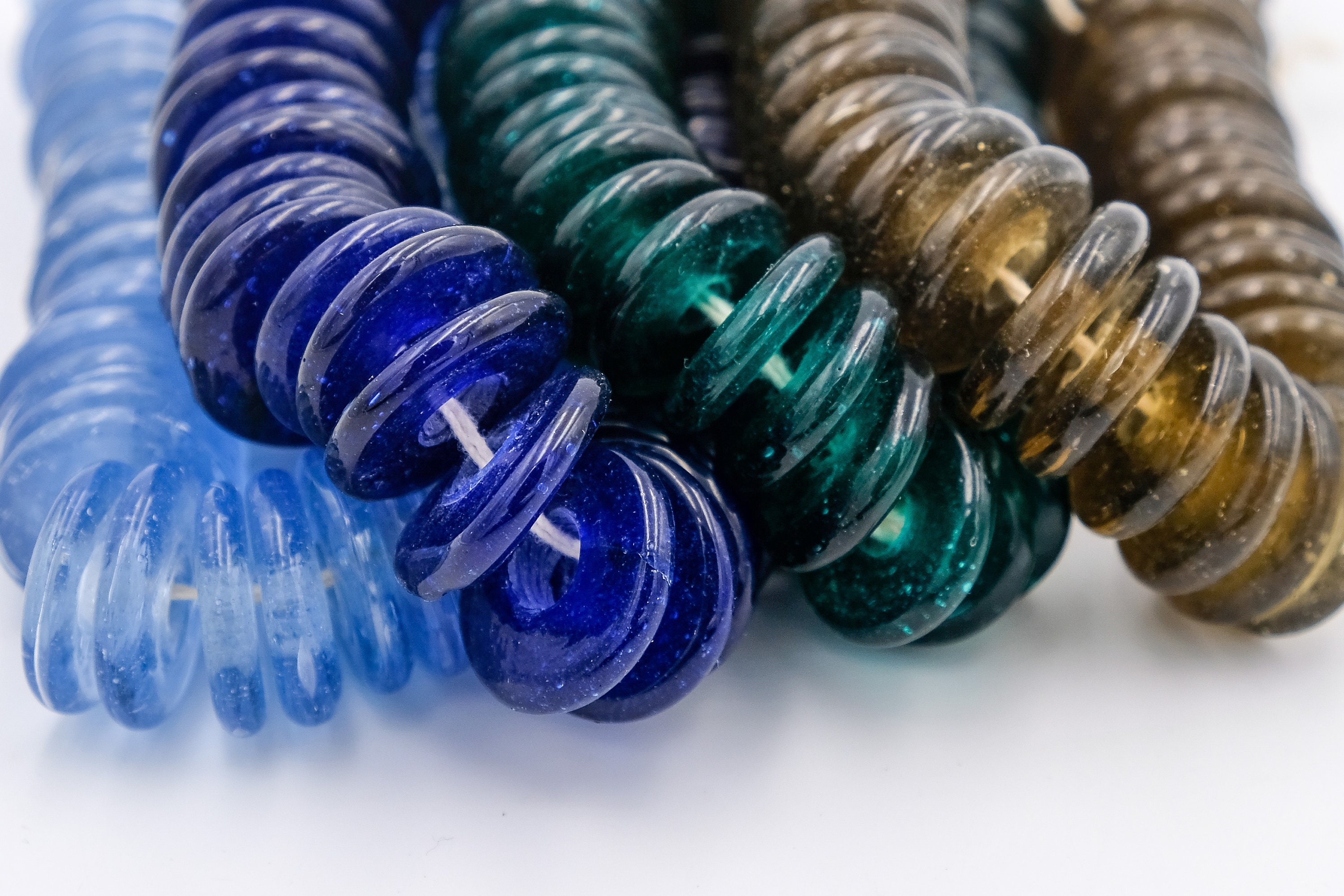 Large glass beads for macrame sale
