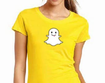 Snapchat video message ladies t-shirt