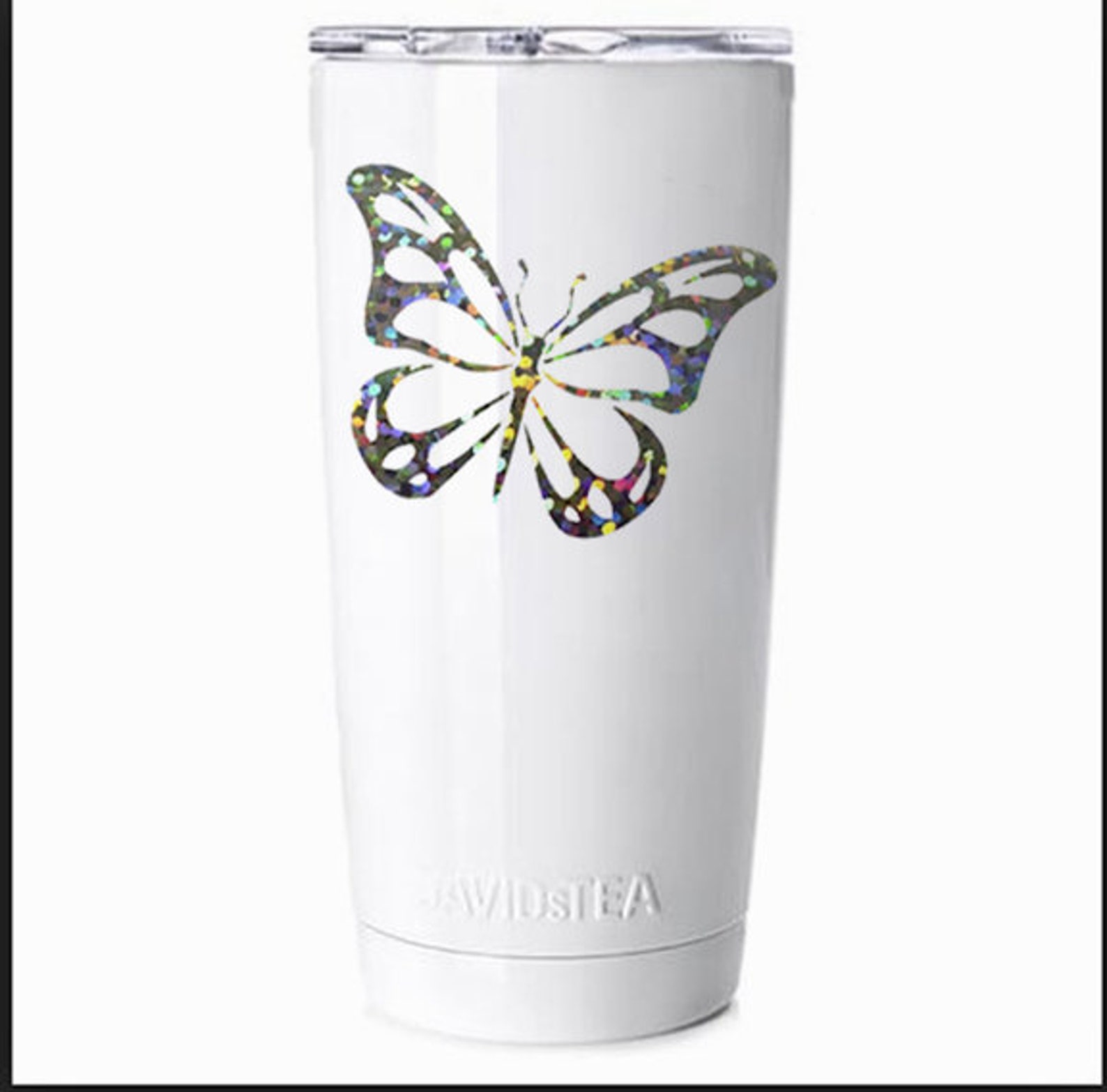 Holographic Butterfly Decal Butterfly Sticker Yeti Tumbler Etsy