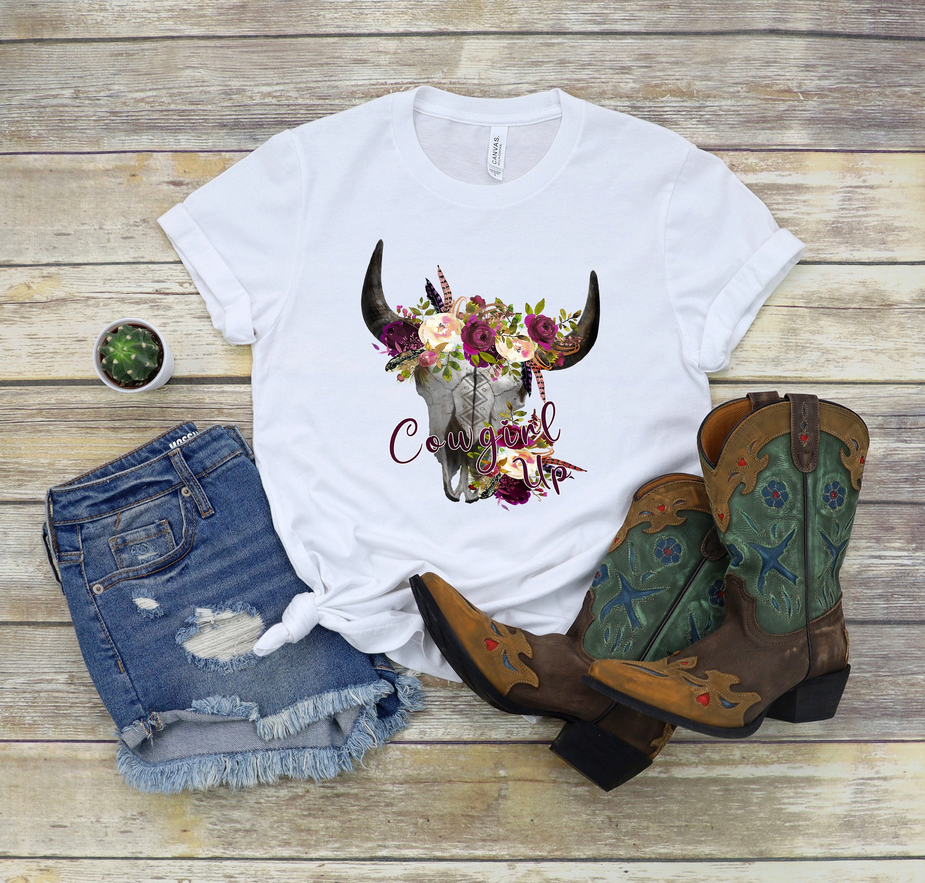 Cowgirl up Shirt Southern Bull Shirt 