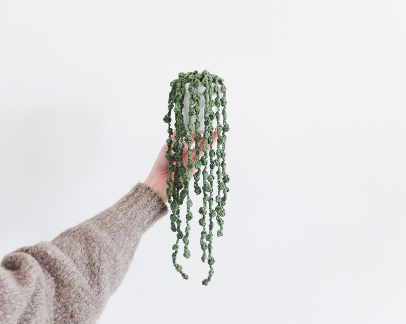 Crochet String of Pearls Trailing Plant Etsy UK