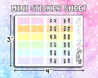 mini tab stickers etsy
