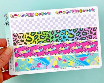 90s Nostalgia Washi Strip Stickers