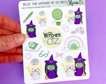 The Witches of Oz Deco Stickers