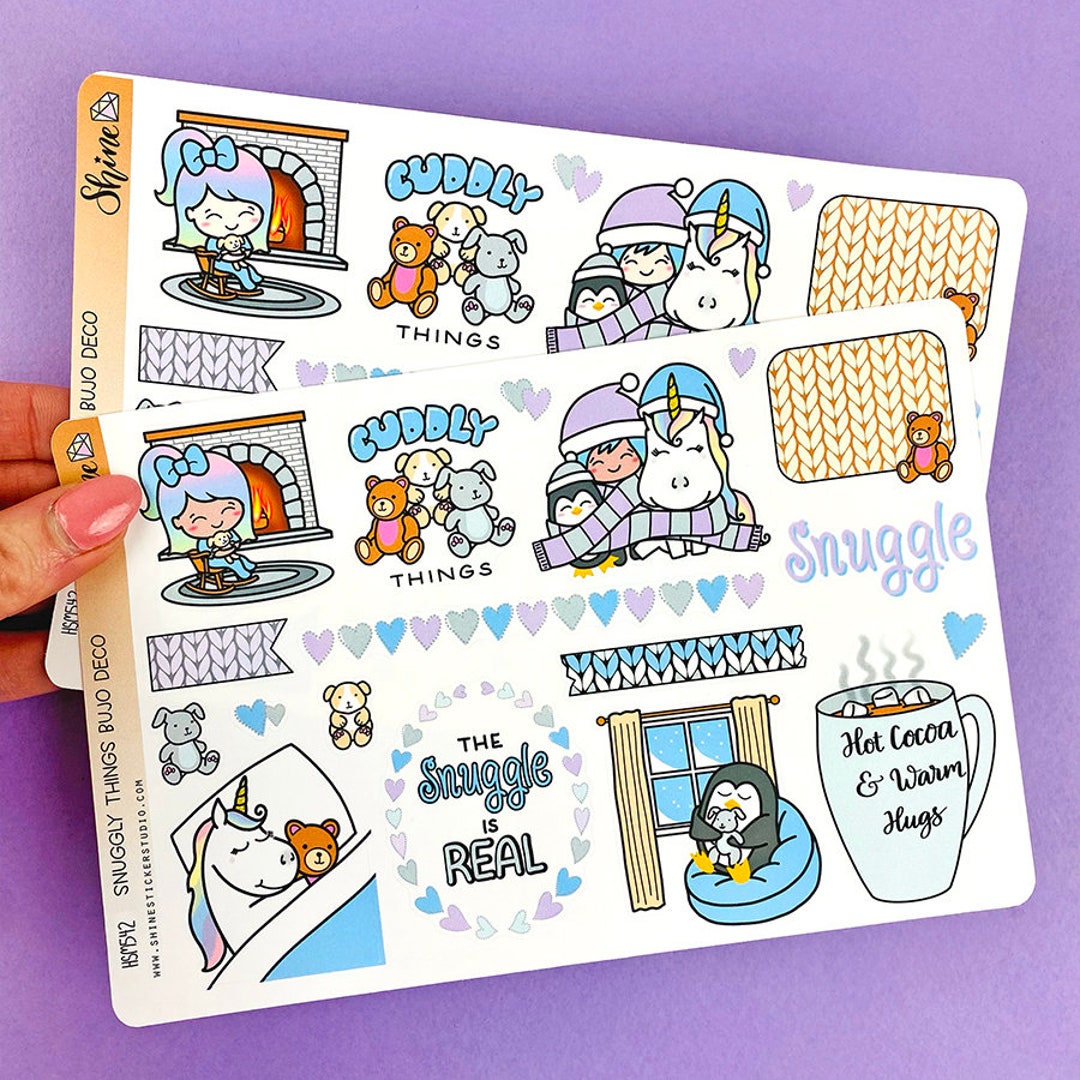 Snuggly Things Bujo Deco Stickers Planner Sticker Recollections Happy ...