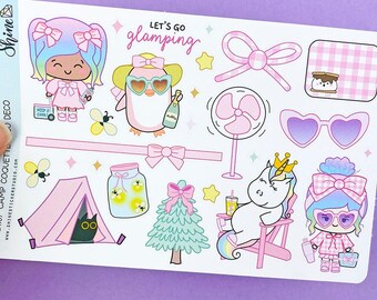 Camp Coquette Bujo Deco Stickers