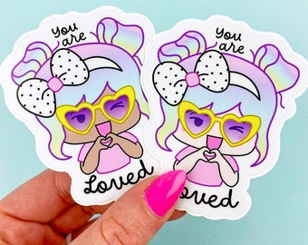 Luna "You Are Loved" Vinyl Decal