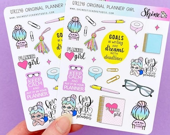 Original Planner Girl Luna Stickers
