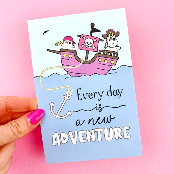 Treasure Trove Journal Card Planner Dashboard - June Treasure Trove Pirates Subscription Nautical Journaling Card - Planner Dashboard