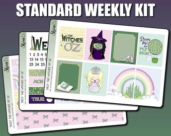 The Witches of Oz Vertical Weekly Planner Sticker Kit