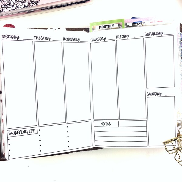 Printable Tn Inserts - Etsy