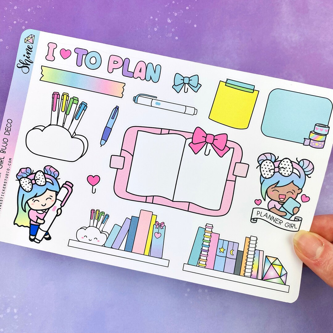 Planner Girl Bujo Deco Stickers Planner Stickers Recollections Happy ...