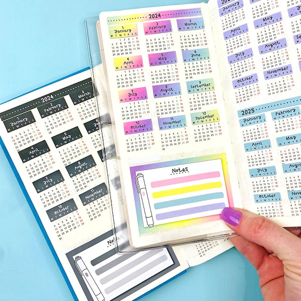 Hobonichi Weeks 2025 Stickers Etsy