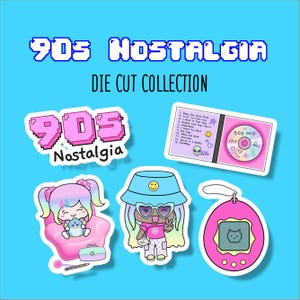 90s Nostalgia Sticker DIE CUT Collection