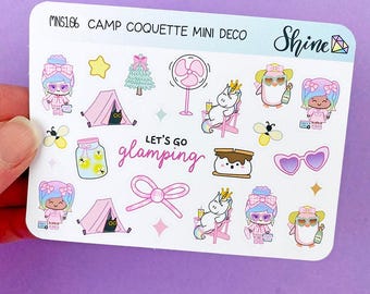 Camp Coquette Deco Planner Stickers Mini Sheet