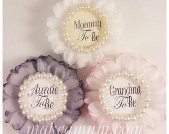 Bluebonnet Boy Baby Shower corsage PERSONLIZED baby shower Etsy