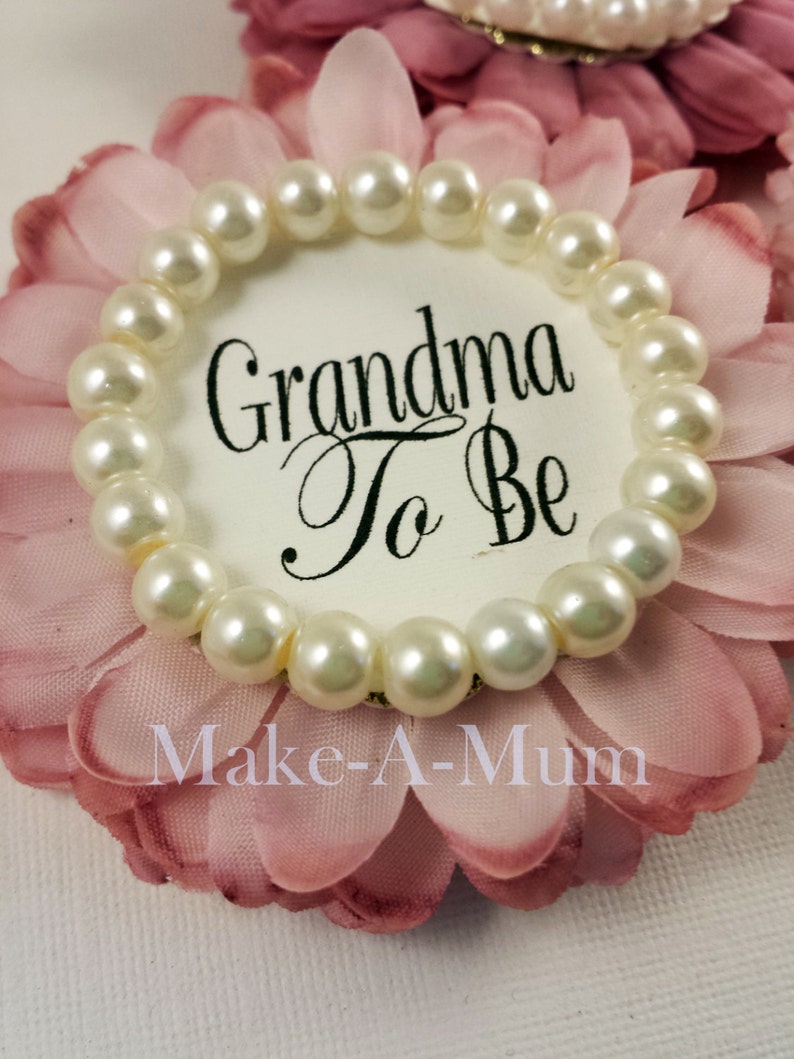 oRCH Set Of 3 HAND-DYED Mommy To be Pin PERSONALIZED Baby Shower Favors Modern Rose /& Blush Pink Baby Girl Shower Corsage