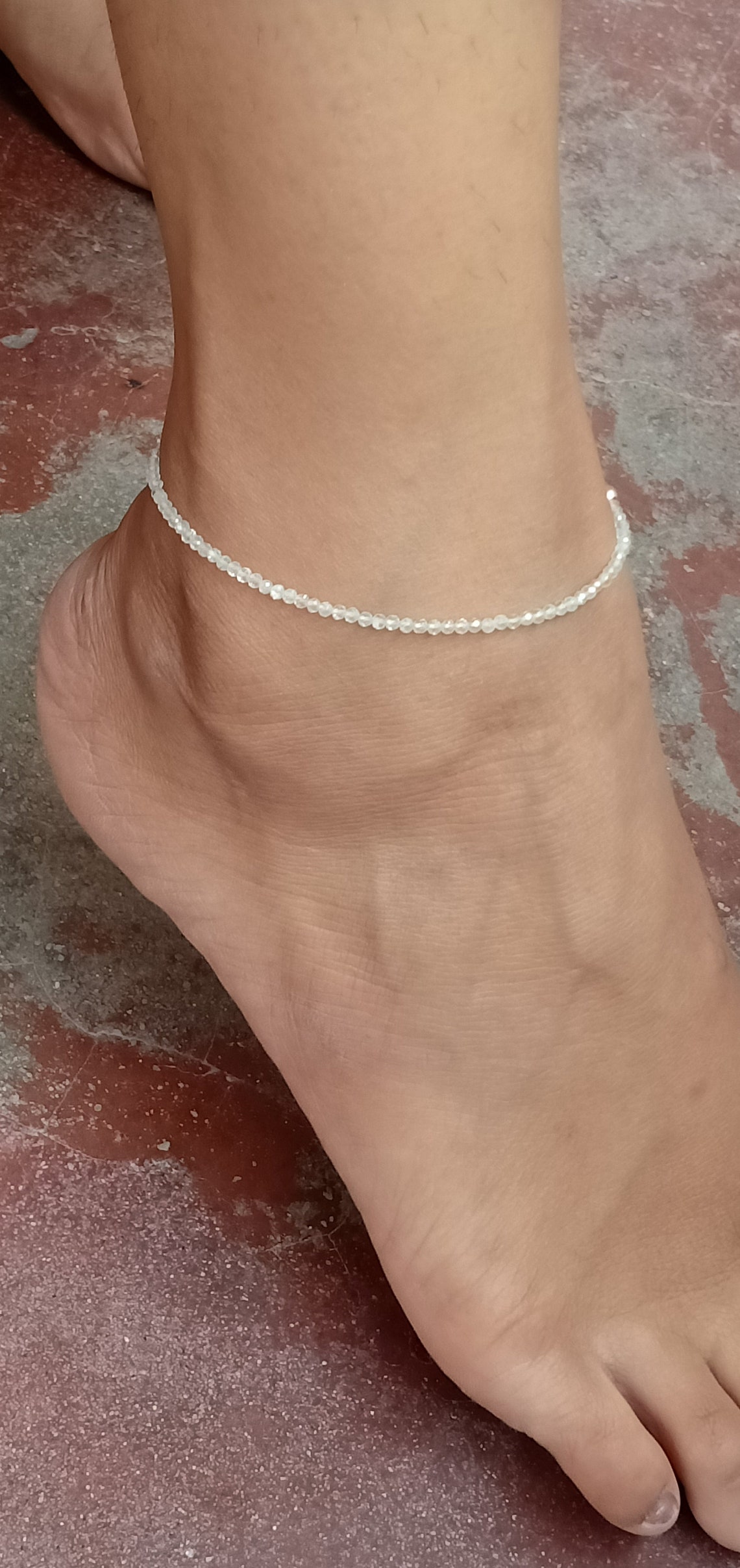 Crystal Anklet Gemstone Anklet Bracelet