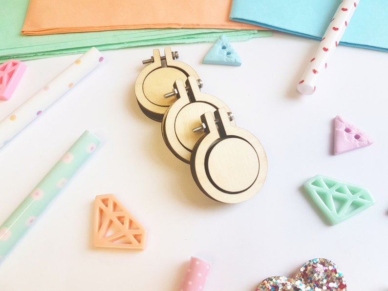 11 mini embroidery hoop frame diy 3 pack mini hoops  etsy australia 11 mini embroidery hoop frame diy 3 pack mini hoops  etsy australia