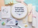 I'm An Adult But Not Like A Real Adult Cross Stitch Kit - Embroidery Pattern - Funny Cross Stitch Kit - Modern Cross Stitch - Craft Kits 