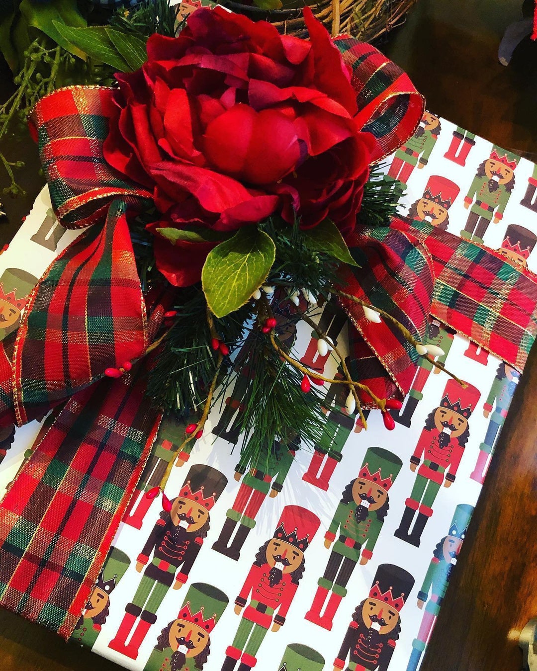 Black Nutcrackers Wrapping Paper African American Wrapping Etsy