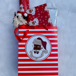 Black Santa Wrapping Paper African American Santa Wrapping Paper Black  Santa Gift Wrap Afrocentric Gift Wrap, Ethnic Santa Gift Wrap -  Norway