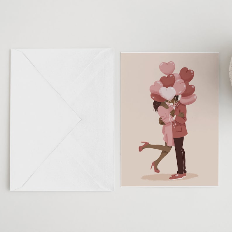 Love Greeting Card for 1-year Anniversary