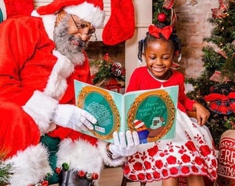 Does Santa Look Like Me? Hardcover Children’s Book, Afrocentric Children’s Book