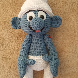 Amigurumi Schtroumpf Costaud
