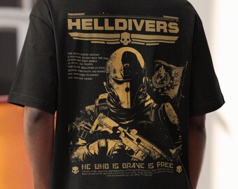 Helldivers 2 Video Game Helldivers Booooom Essential T-shirt, Shooter Game Apparel, Monster Killing, HellDivers 2 Merch, Helldivers Fanart.