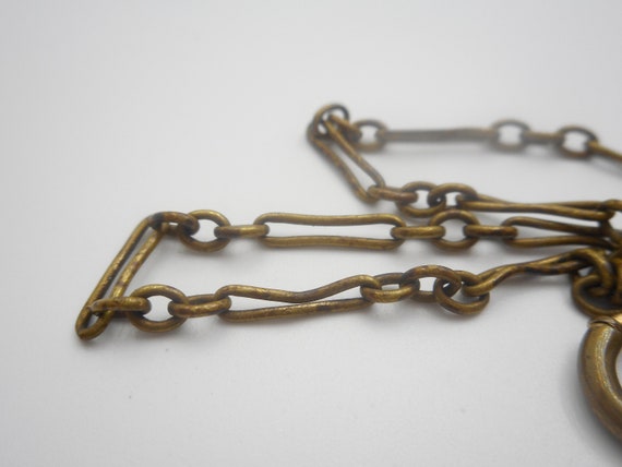 Vintage Sterling Pocket Watch Chain Fob Bracelet main image 1