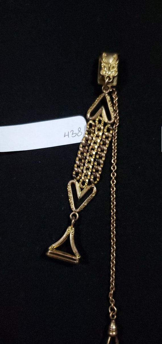 Antique Victorian Pocket Watch Chain Fob Vest Cli… - image 7