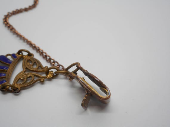 Antique Mid-Victorian Pocket Watch Chain Fob Deep… - image 5