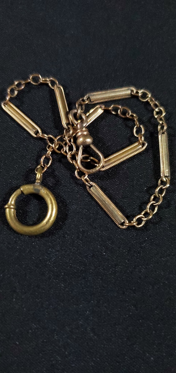 Antique Victorian Pocket Watch Chain Fob Gold Filled … Gem