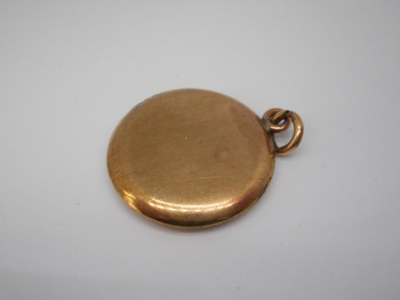 Antique Victorian Jewelry Gold Filled Locket with… - image 2