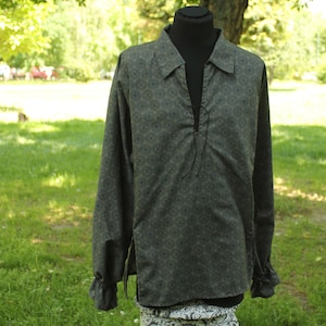 Men&#39;s Renaissance Shirt, Men&#39;s Pirate Shirt,Victorian Shirt ,Rustic Shirt medieval clothes pirates clothing festival clothes