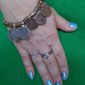 E-1632 Coin bracelet image 2